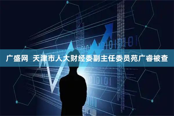 广盛网  天津市人大财经委副主任委员苑广睿被查