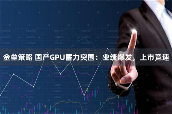 金垒策略 国产GPU蓄力突围：业绩爆发，上市竞速